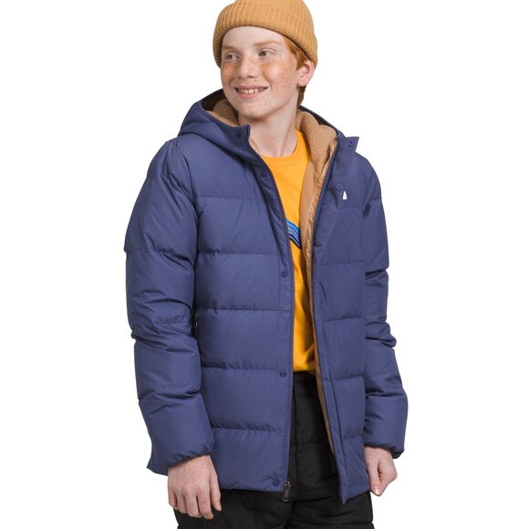 NWT The North Face BOYS North Down Fleece Lined Parka - sticker residue on back - Picture 1 of 6